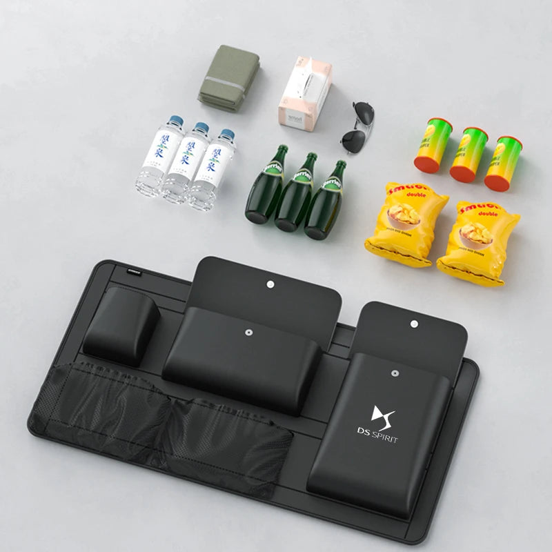 For DS SUV DS6 DS7 Car Trunk Storage Bag Multifunctional Rear Seat Hanging Bag Car Trunk Storage Box Auto Interior Accessory