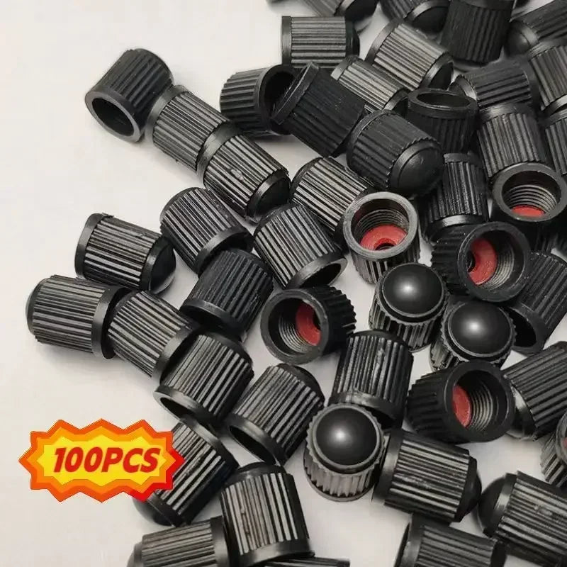 4-1000Pcs Car Tire Valve Caps High Quality Truck Motorcycle MTB Road Bicycle Tyre Rim Valve Stem Plastic Covers Car Accessories