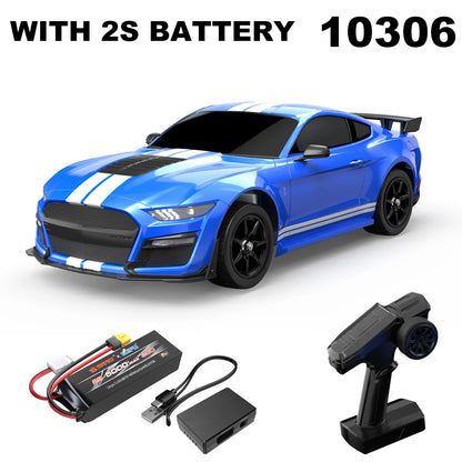 MJX Hyper Go 10306 1/10 RC Drift Car GT500 Remote Control 2S 47km/h High Speed Rally Racing Toy Model for Kids Adults