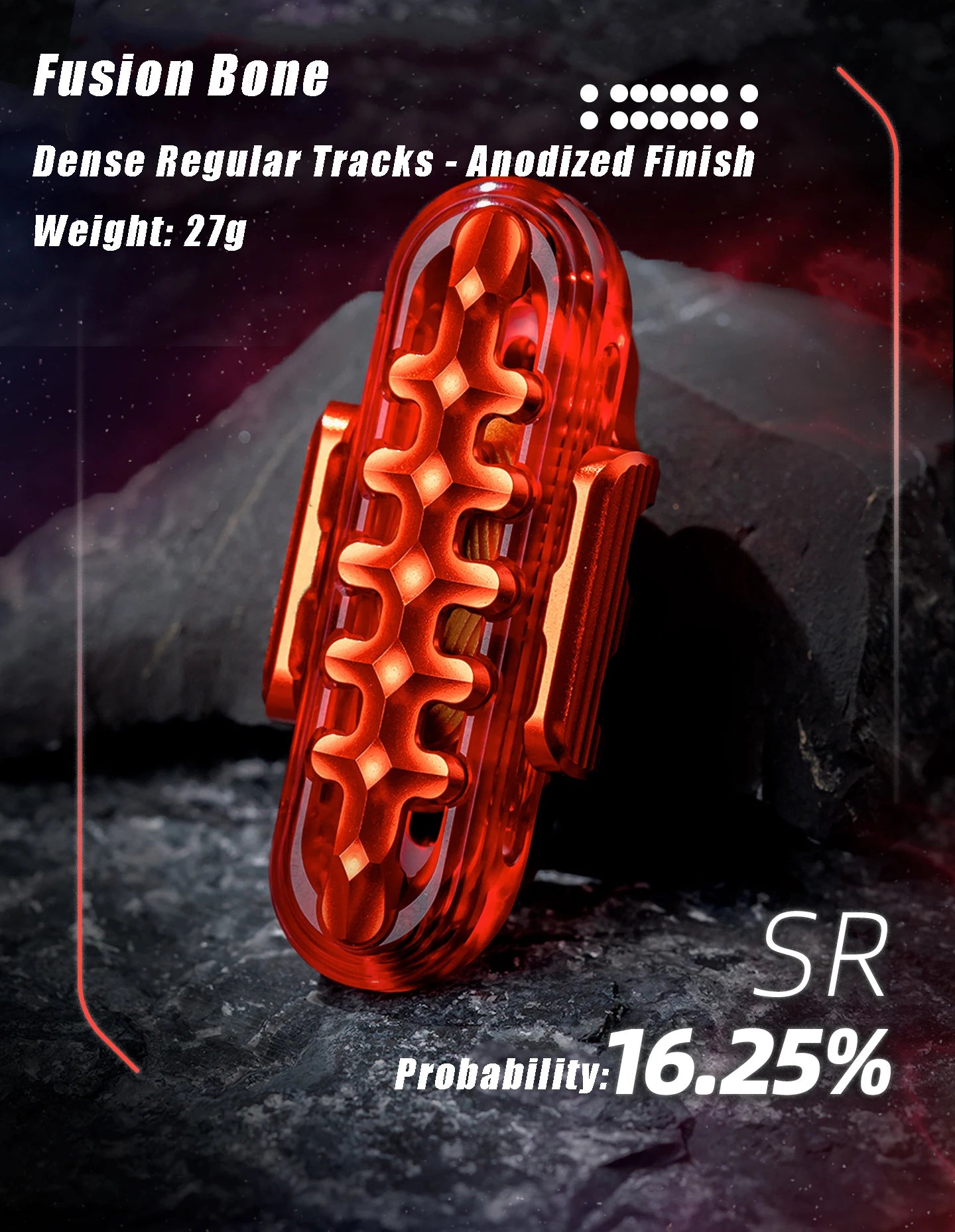 WANWU EDC EXOSKELETON 2.0 PMMA Aluminum Exoskeleton Mechanical Magnetic Sliders Accessories Stress Relief Toy