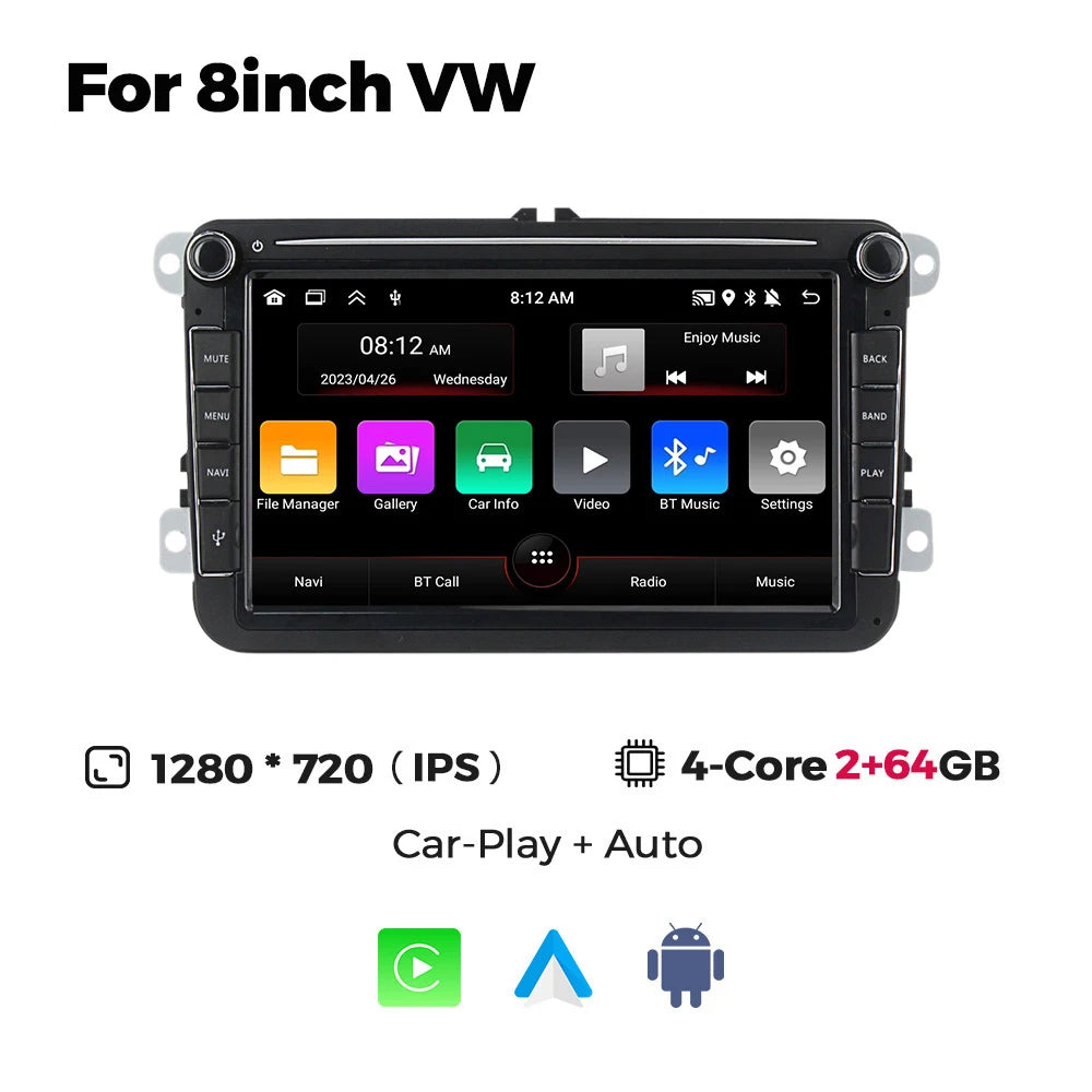 MEKEDE Android Autoradio For Volkswagen Passat b6 b7 golf 5 6 Polo Jetta Skoda Car Radio Multimedia PlayerGPS WiFi RDS Carplay