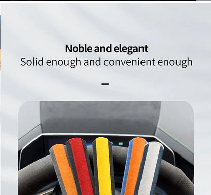 car steering wheel universal return to standard personality creative center line marking supplies Alcantara suede accessories