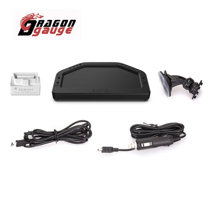 New Multi-Function Race Dash Panels LCD Display Dashboard OBDll Bluetooth Connection 7 Colors Screen Racing Gauge DO921