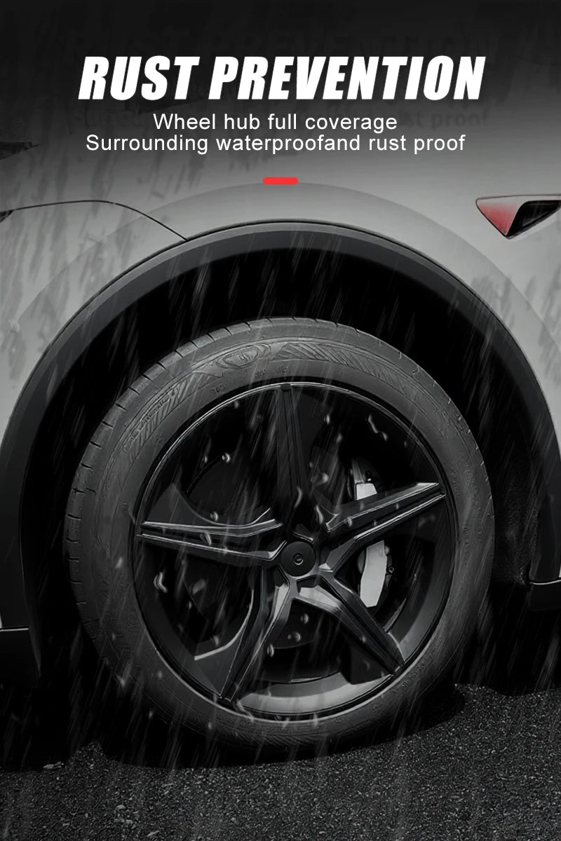 4PCS Hub Cap For Tesla New Model Y Juniper 19 Inch Juniper Tire Performance Replacement Crossflow Full Wheel Cover Rims 20252026