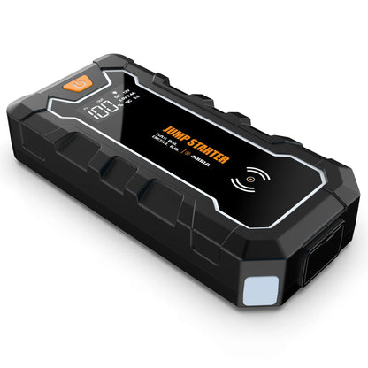 SUKIN 12V 4000A Large Capacity Car Jump Starter Power Bank Equipped With LED Light And USB Port for Phone Wireless Charging
