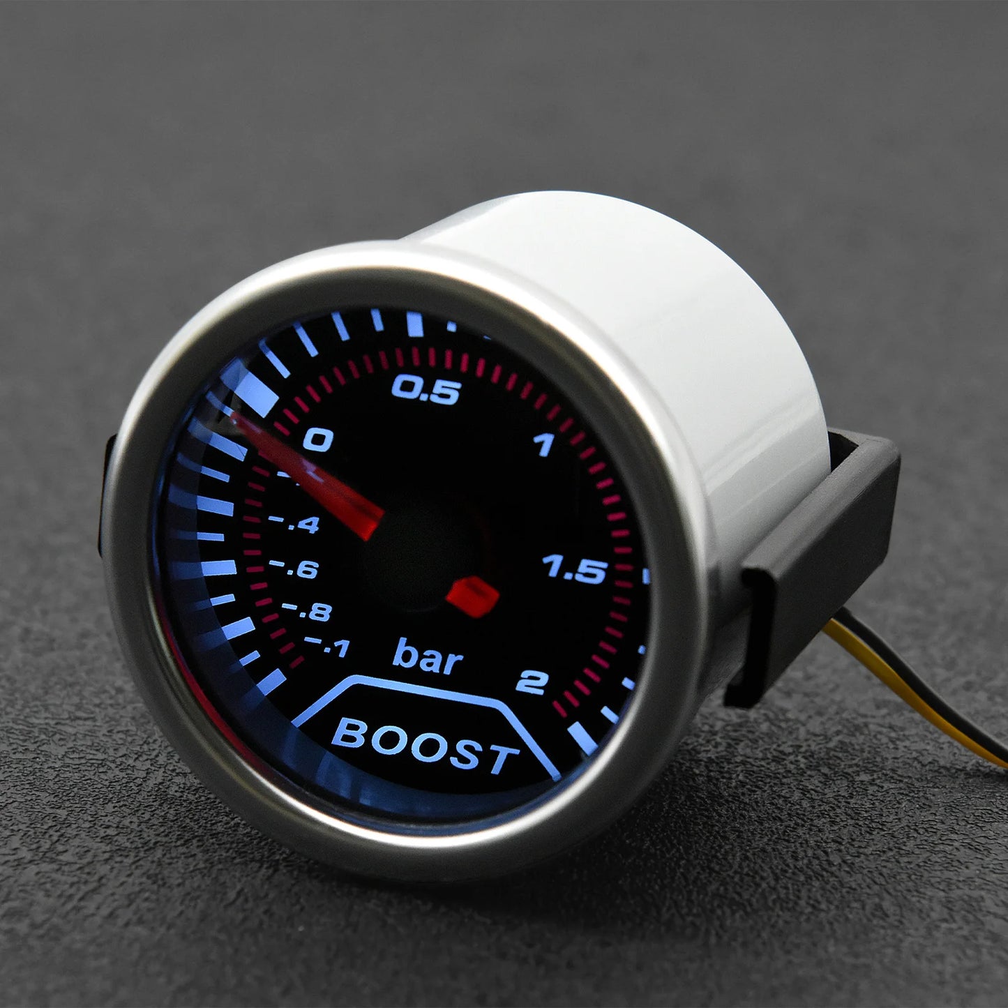 12V Boost Gauge Water Temp  2" 52mm LCD Display Turbo RPM Tachometer Oil pressure gauge with sensor -1-2.0-3.0 bar Racing Meter