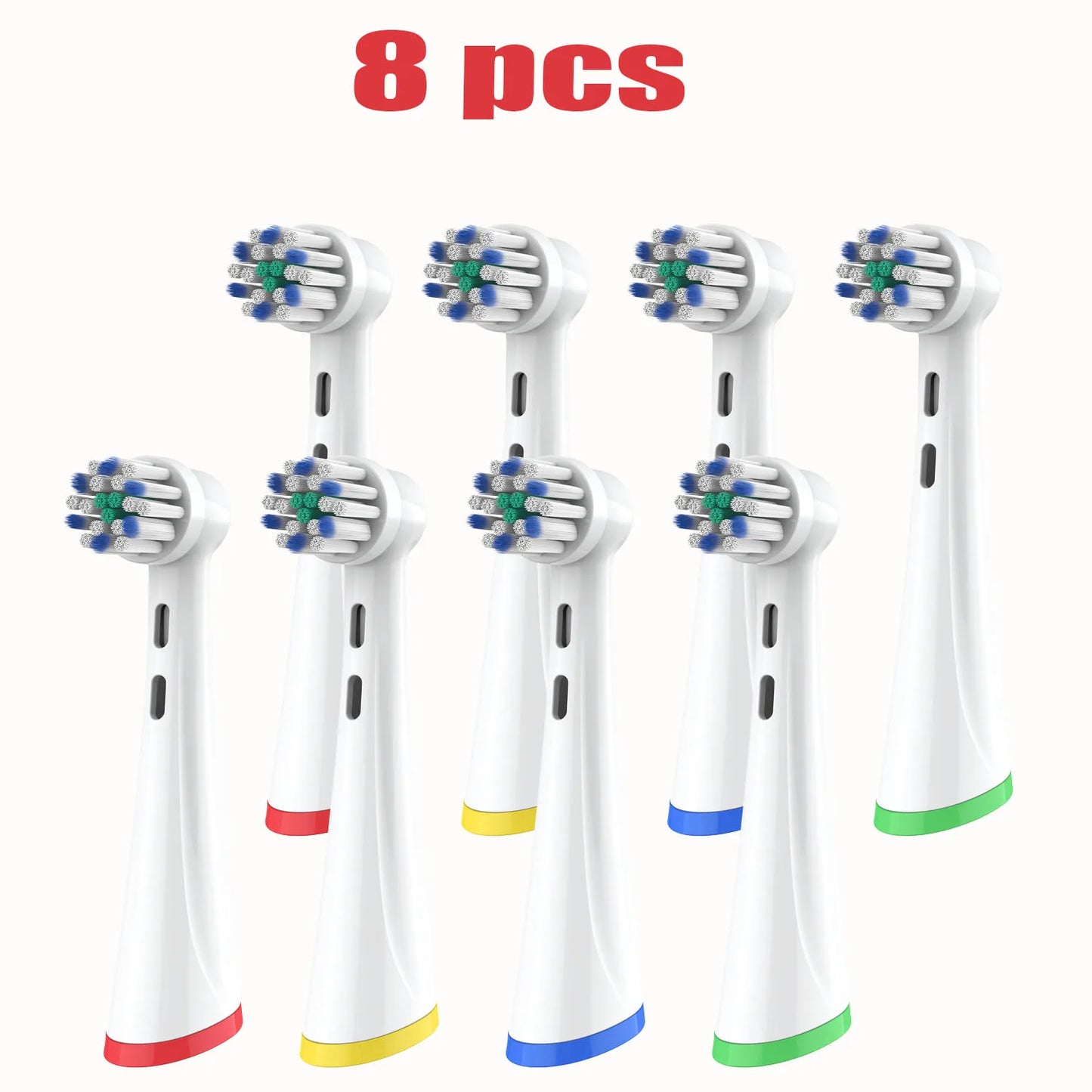 iO Replacement Brush Heads Compatible with Oral B IO 2/3/4/5/6/7/8/9/10 Electric Toothbrush, Cross Clean Toothbrush Head Refill