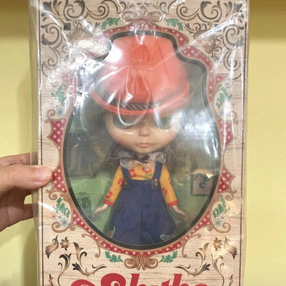 Vintage Blyth Classical BJD Doll Customized Dollette Girl Toy Body Moveable Handmade Figure Top Collection Art Orphan Aesthetics