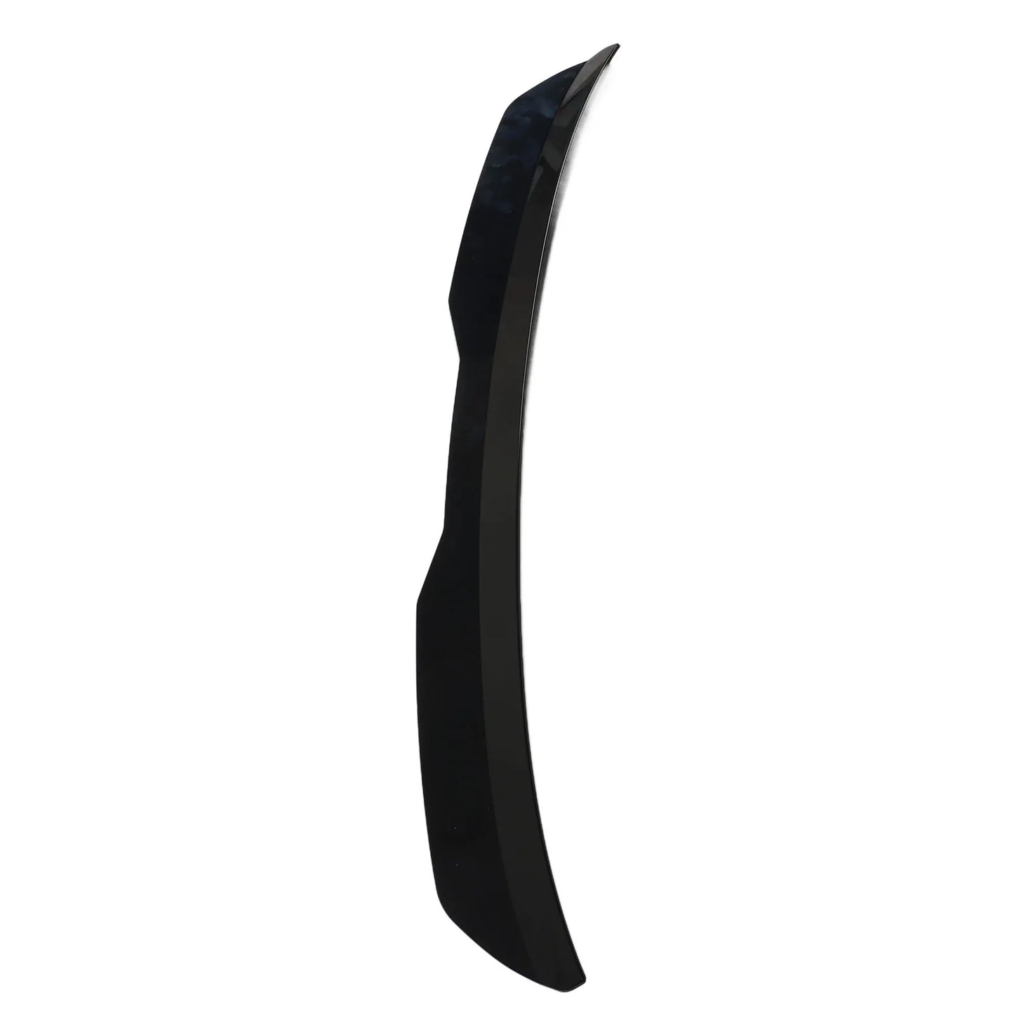 Rear Window Roof Spoiler Visor Deflector Universal Fit Reduce Resistance Window Top Lip Molding Trim Glossy Black