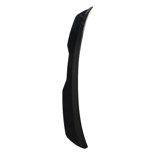 Rear Window Roof Spoiler Visor Deflector Universal Fit Reduce Resistance Window Top Lip Molding Trim Glossy Black