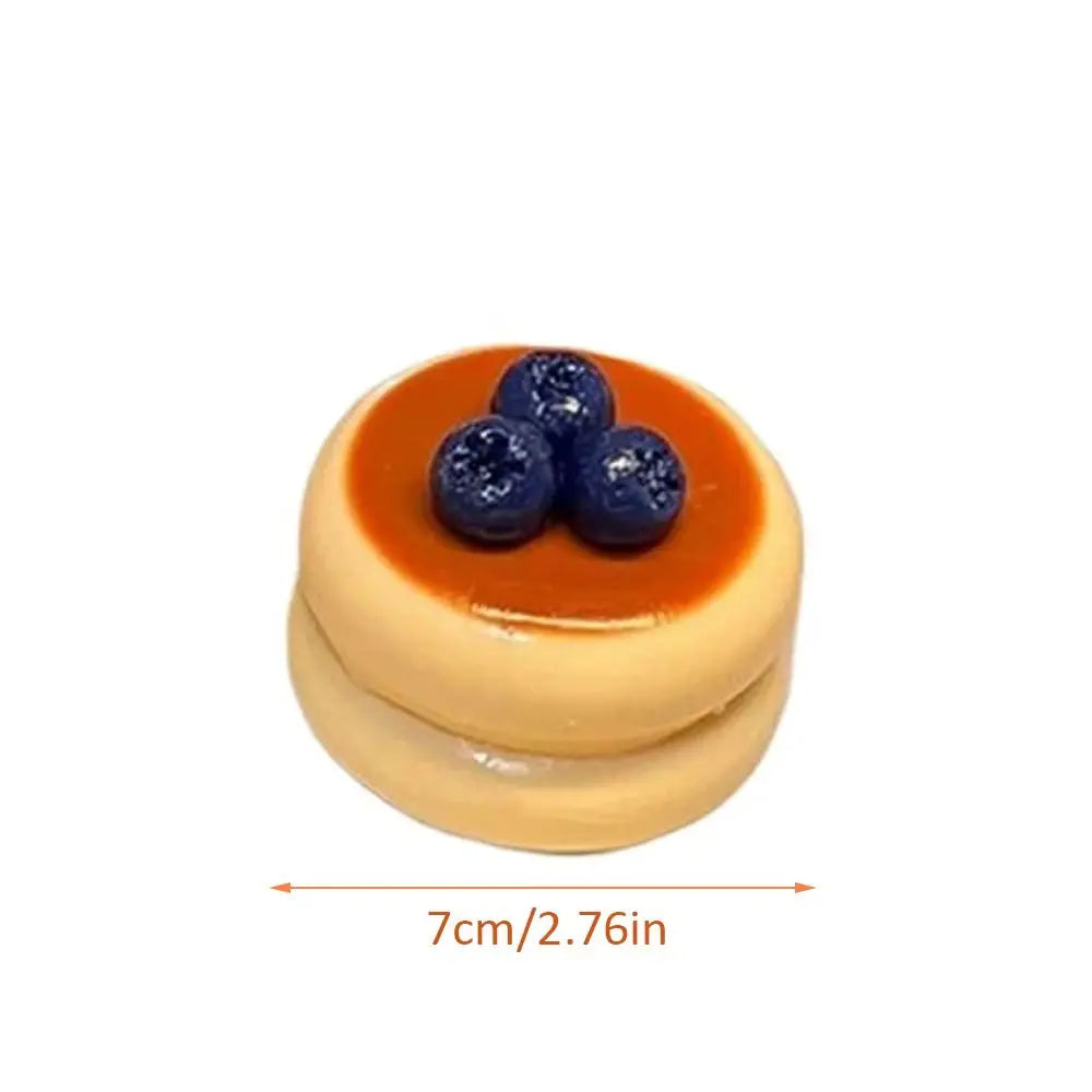 Simulation Soufflé Fiddy Squeeze Toy Decompression Pressure Relief Fingertip Toy Blueberry Strawberry Slow Rebound Toy