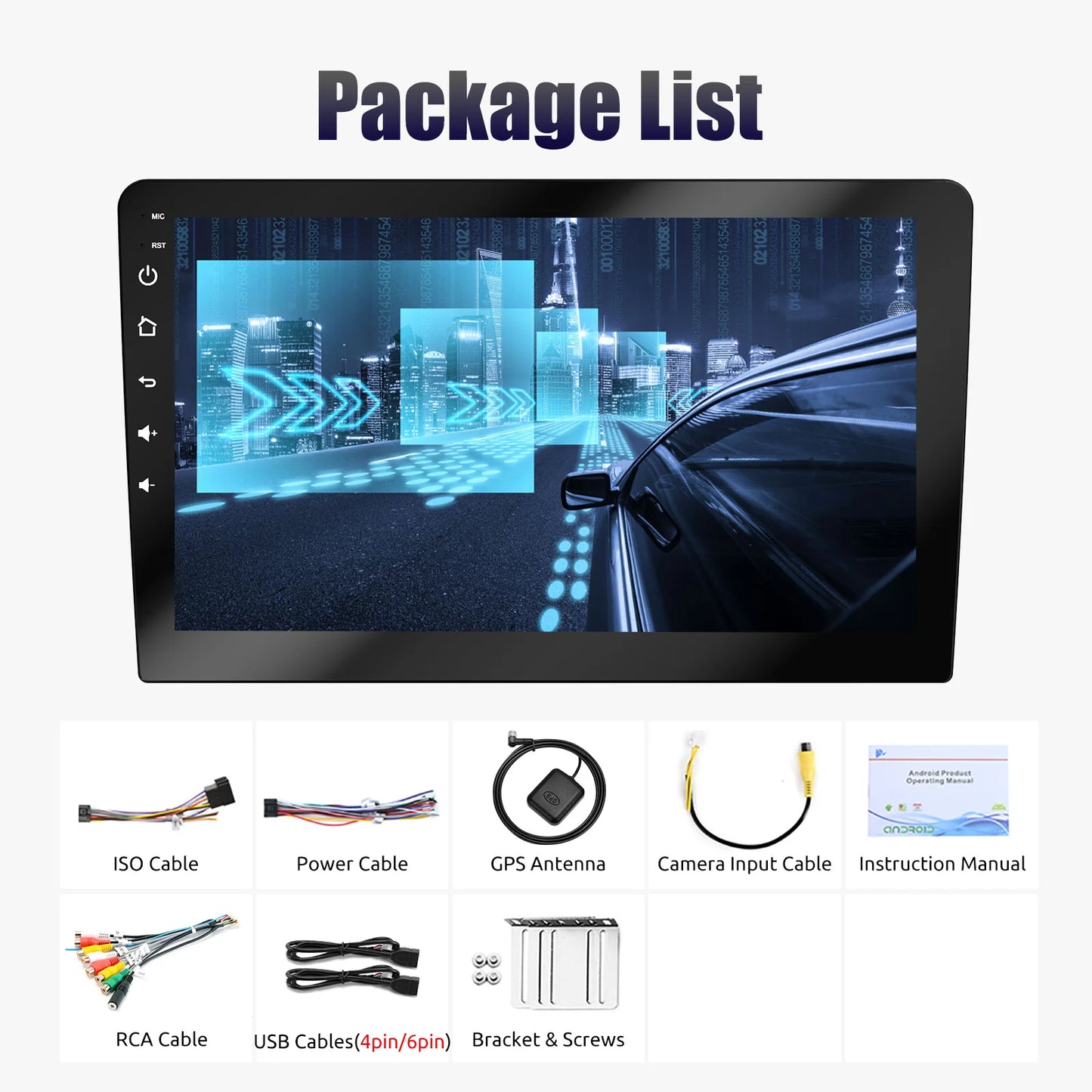 ESSGOO 7 9 10" Car Radio Android Auto Carplay Car Stereo Multimedia Player Universal WIFI GPS Autoradio Car Intelligent Systems