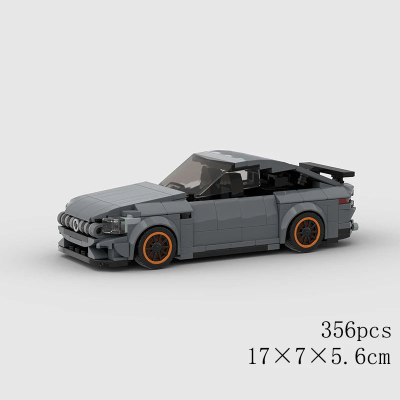 Classical Car Speed MOC SUV Racing Police Model Building Bricks Roadster Vehicle City Super Race Blocks Technical Christmas gift