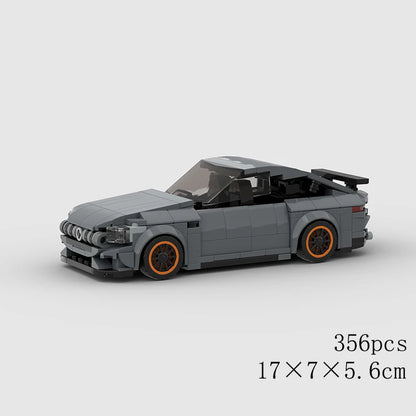 Classical Car Speed MOC SUV Racing Police Model Building Bricks Roadster Vehicle City Super Race Blocks Technical Christmas gift