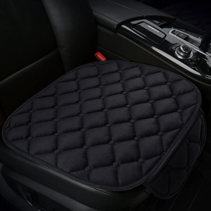Car Seat Cover Protector Universal Winter Warm Auto Seat Cushion Rear Seat Cushion Protection Covers Back Cushion Three Piece