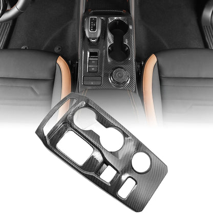 Fit for Ford Ranger 2024 2025 Interior Protection Sticker Carbon Fiber Grain Gear Shift Panel Cover Trim