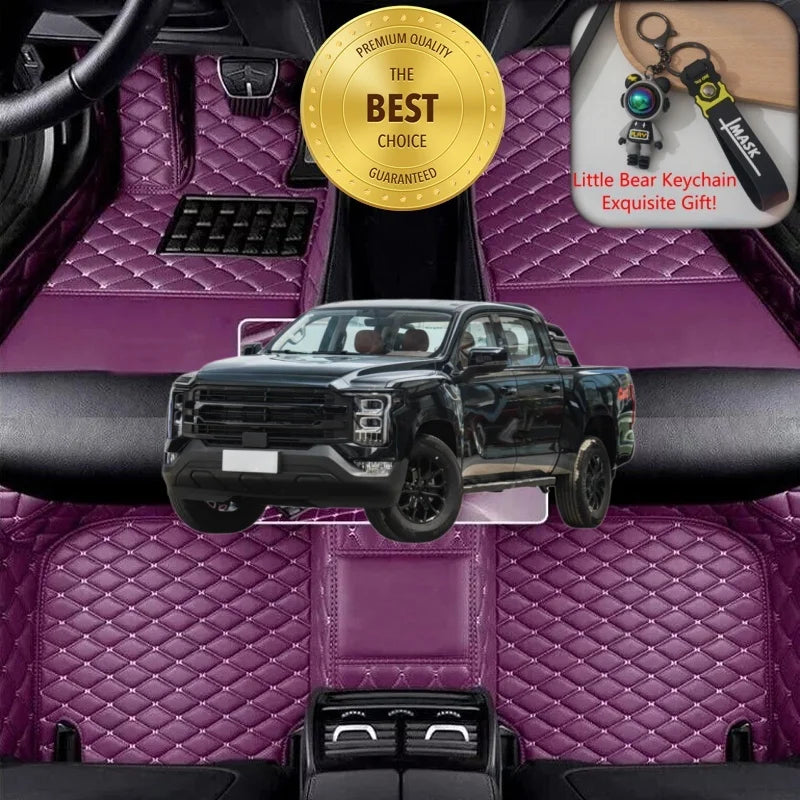 Customized Fit for Foton Tunland V7 Car Floor Mats Car Accessories Tailored Waterproof Auto Carpet Mats Left/Right-hand Drive