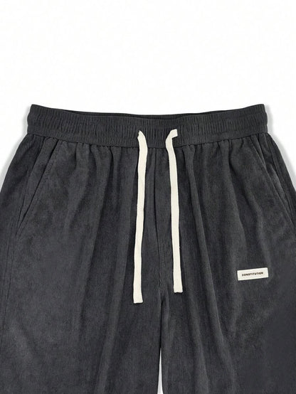 Men's Casual Pants Loose Pants Corduroy Breathable Loose Outdoor Pants Fashionable Design Jogging Pants 2026 New Casual Pants