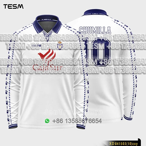 TESM Summer Men Long Sleeve 3D Printed Polo Shirt V-Neck Sports T-Shirt  Team Sports Training Shirts