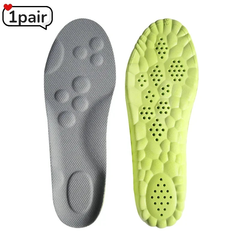 Upgrade Massage Sports Insoles Super Soft PU Insole for Feet Running Baskets Shoe Inserts Soles Arch Support Orthopedic Cushion