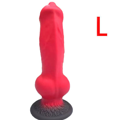 Huge Dildo Animal/Dog Dildo Realistic Penis with Suction Cup Big Butt Plug Giant Monster Cock Dick Adults Supplies for Men Women