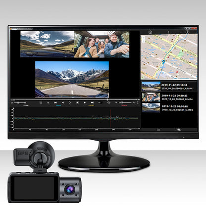 VANTRUE Dash Cam GPS Receiver Module Type C USB Port Car Suction Cup Mount for Windows and Mac
