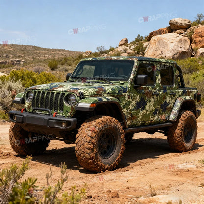 Desert Pattern Vinyl Paper for Car Wraps Desert Camo Wrap Supplies Car Film Covering Motorcycle Stickers Wrapping Tools Adhesive