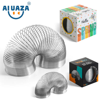 1 PC decompression finger game, metal springs, mini spring party toys, adult decompression spring toys