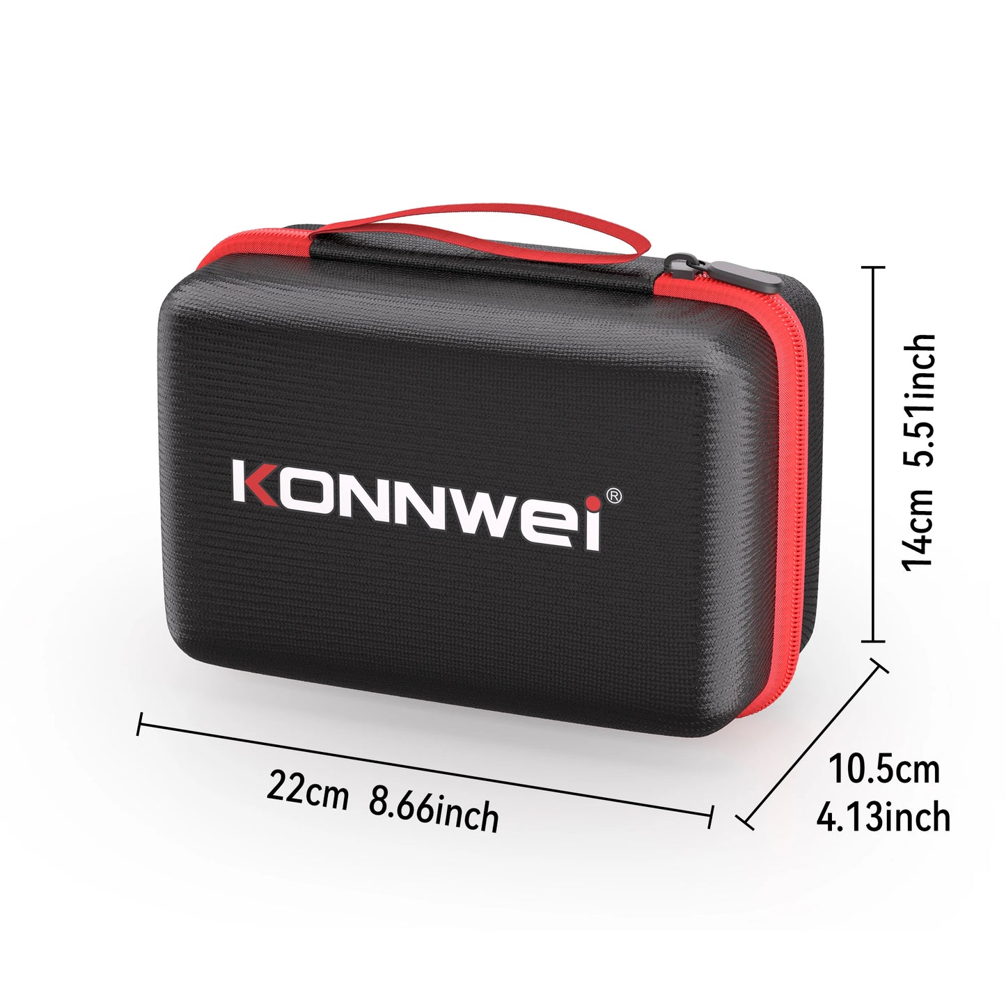 2026 KONNWEI Car Tool Storage Box Handheld OBD Scanner Lightweight Battery Tester Large Capacity Storage Foldable Organiser Box