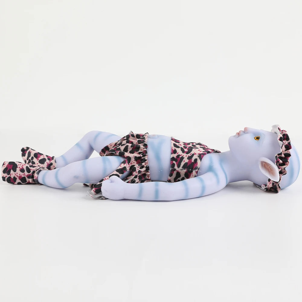 IVITA WG1810 16.53inch 1787g 100% Full Body Silicone Reborn Baby Dolls Lifelike Girl Avatar Baby Realistic Bebe Christmas Toys