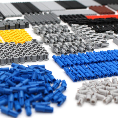 882PCS Blocks High-Tech Technical Parts Pin Beam Axle Connector Panel Gear Car Motorcycle Building Blocks Bricks Compatible Toy