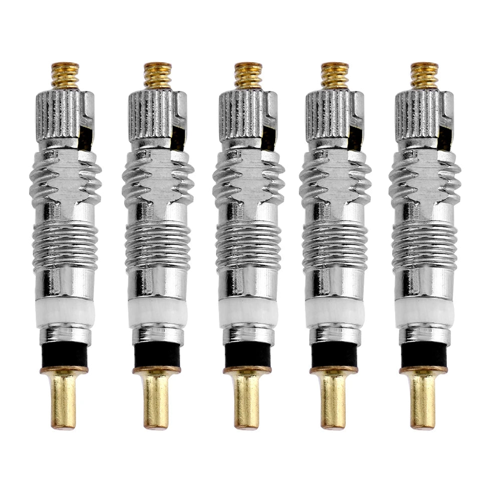 5-1000Pcs Detachable Presta Bicycle Valve Core Replacement Brass CNC FV MTB Road Bike Tire Tubes Service Parts Repair Tools