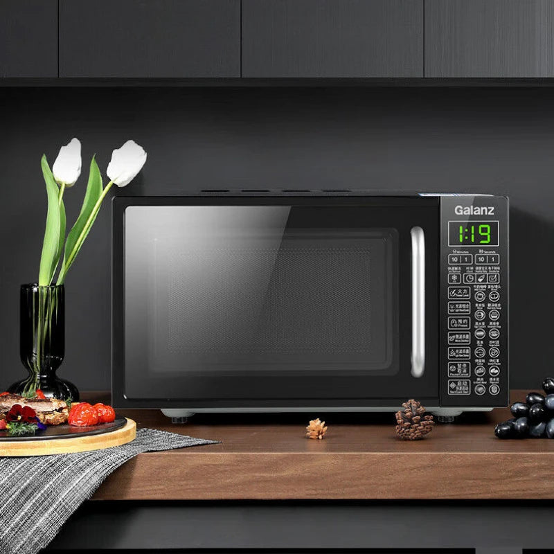 Microwave oven steam oven all-in-one household flat panel 20 liters small mini smart light wave