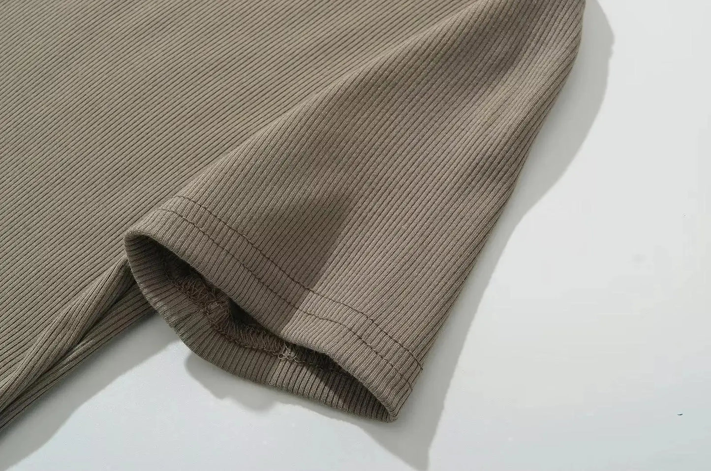 Summer Short Sleeve O-neck Knitted Bodysuits Women Stretchable Slim Basic Solid Color Tops
