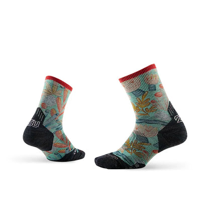 1/3 Pair ZEALWOOD Merino Wool Running Socks Men's Women's Outdoor Trekking Hiking Cushion Sports Socks Compression Breathable