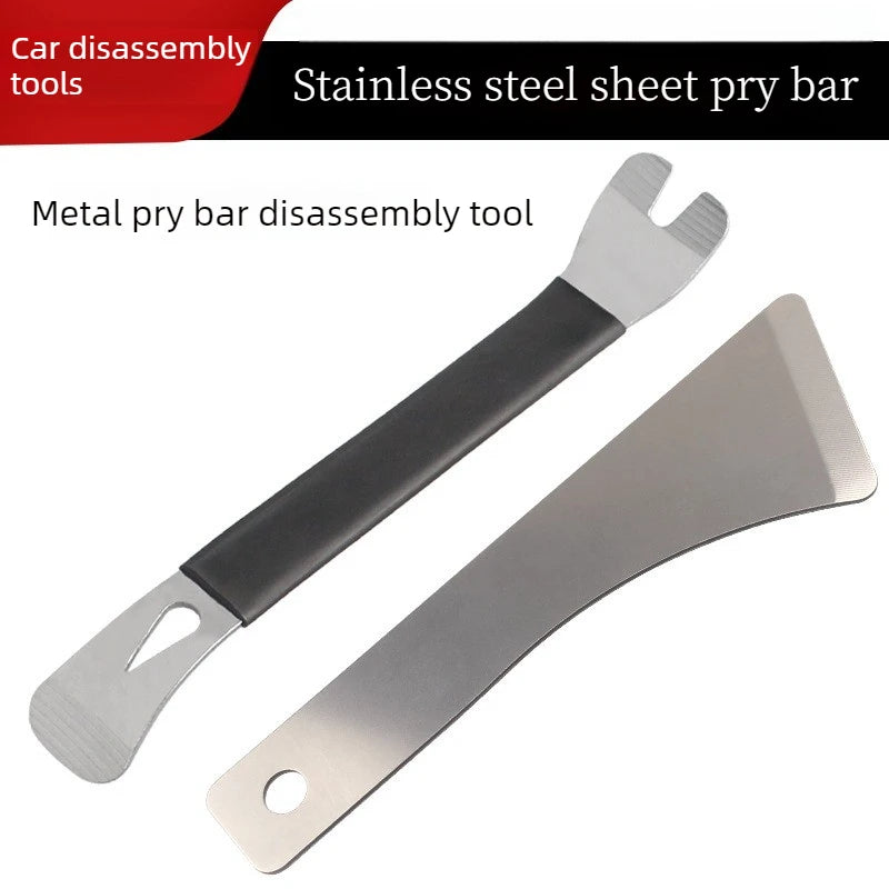 Special Stainless Steel Pry Bar For Auto Repair, Rust-Resistant, For Car Door And Dashboard Disassembly Tools