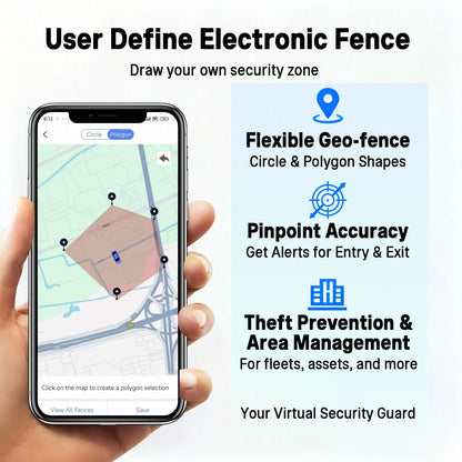 5m Accuracy Car GPS Locator Real-Time Remote Tracking Vehicle Anti-Theft Device for Car Truck Motorcycle Cattle with Subscriptio