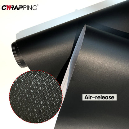 Matte Black Vinyl Wrap 1.5Mx3M/6M Car Film Covering Roof Hood Protection Film Foil Matte Black Car Sticker Vinyl for Motorcycle