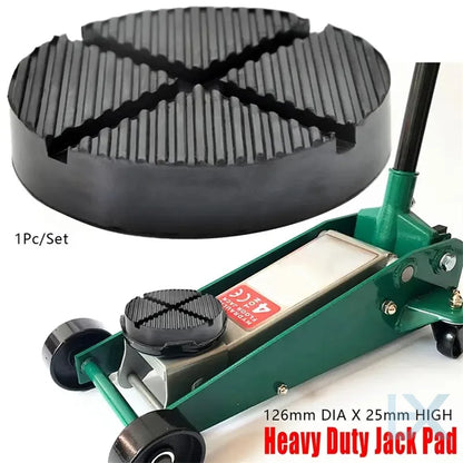 Universal Rubber Jack Pad Pinch Weld Slotted Floor Frame Rail Adapter Support Car Removal Repair Tool