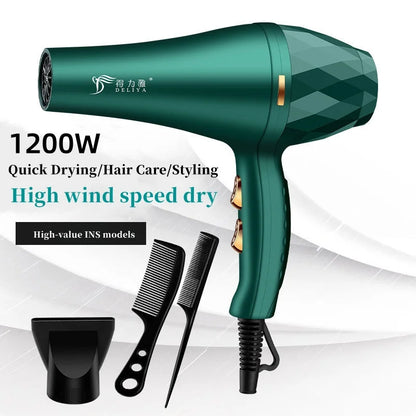 New product: Quick drying hair dryer, hot and cold blue light hair care diffuser, household hair salon hair dryer, 220V