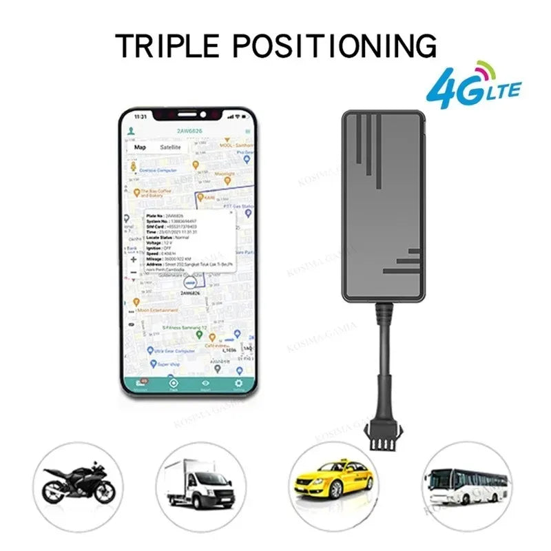 4G J16 Mini GPS Tracker for Car Gps Tracking Device Vehicle Tracker for Moto Bike Engine Cut J16 Rastreador Gps 4g for Buses