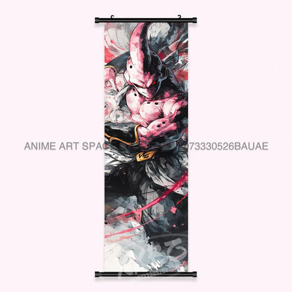 Dragon Ball Anime Wall Artwork Canvas Mural Scrolls Pictures Anime Character Son Goku Hanging Painting Poster Home Decoration