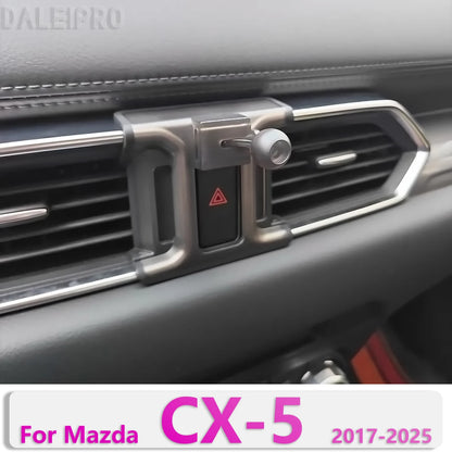Special Mobile Phone Holder For Mazda CX-5 CX5 KF 2017 2018 2019-2025 Car Qi Wireless Charging Phone Mount Car MagSafe Charger