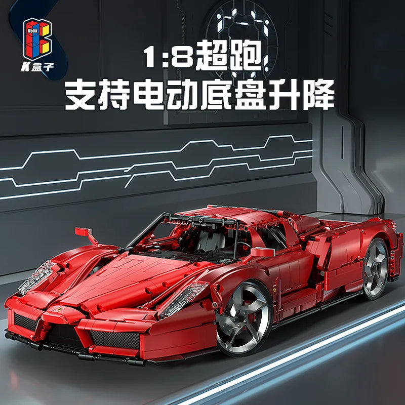 Super Sports Car Constructor Sets Toys Technical APP Remote Control Moter Power Ferr ENZO 10523 Building Blocks Bricks Kids Gift