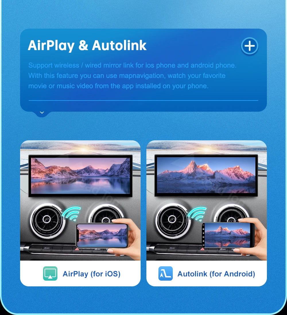 CN Road Top 12.3 Inch Touch Display For Audi A3 S3 2014-2019 Multimedia Player Andriod Auto Link GPS Carplay Screen Car Play