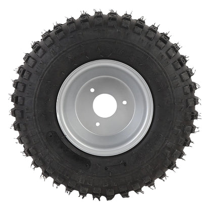 16X8-7 Tire with Rim Replacement 7 Inches Excellent Road Grip Puncture Proof Go Kart Tire for  Cart Garden Lawn Mower