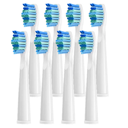 4 Pcs Electric Toothbrush Heads Compatible with Fairywill D7/D8/FW507/FW508/FW551/917/959/SG-E9 Moderately Soft Bristles Brush