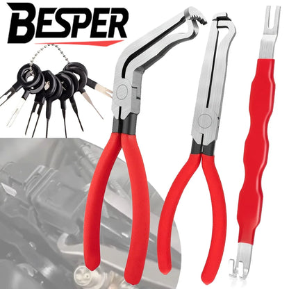 Automotive Connector Separator Pliers Car Oil Pipe Disconnect Pliers Multi-functional Electrical Terminal Removal Tool