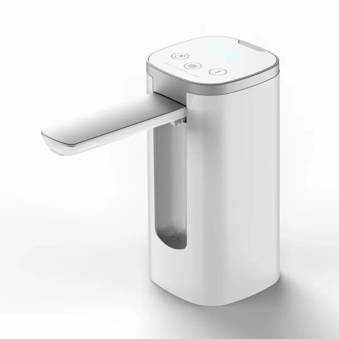 Automatic Folding Water Dispenser Household Bottled Water Fingerprint Child Lock Electric Small Mineral Water Suction Machine