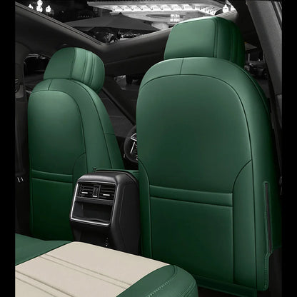For Audi Q7 4L 2006 2007 2008 2009 2010 2011 2012 2013 2014 2015 Nappa Leather Custom Car Seat Covers Set Protector Accessories